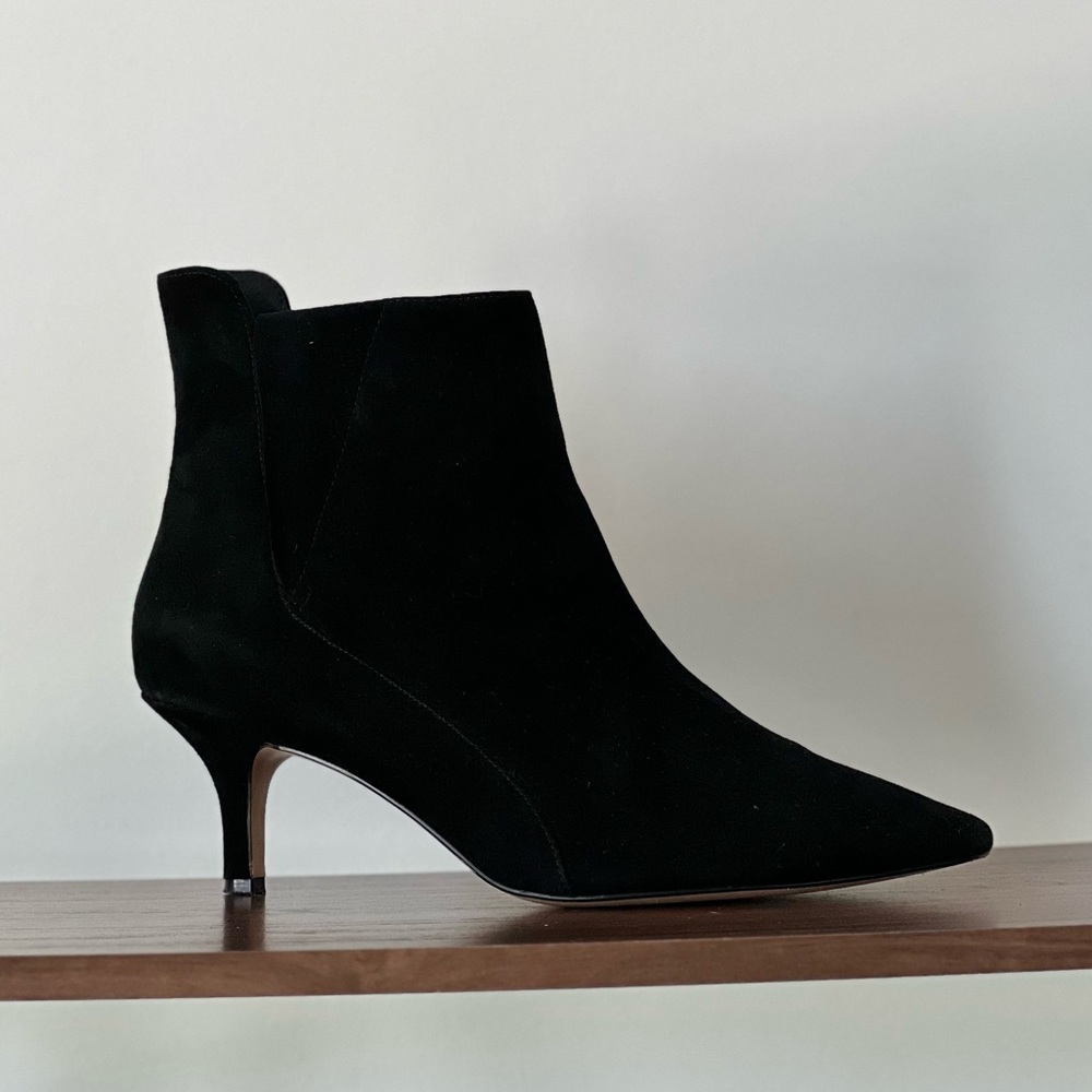 Black Suede Ankle Boots